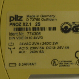 Pilz Not-Aus-Schaltgerät PNOZ X2.1  2S GEB