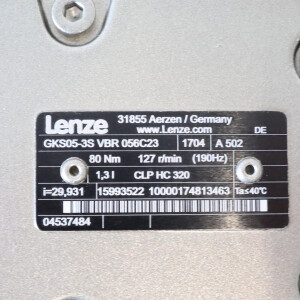 Lenze Kegelstirnradgetriebemotor GKS05-3SVBR-056C23 15993522 i=29,931 NOV