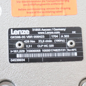 Lenze Kegelstirnradgetriebemotor GKS06-3SVBR-056N23 15906068 i=161,029 NOV