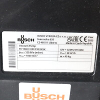Busch Vakuumpumpe SV 1040 C 000 010 INXX 48m³/h NOV