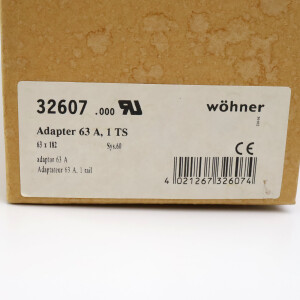 Wöhner Sammelschienenadapter 32607000 (3Stk.) OVP