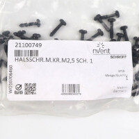 nVent Schroff Halsschraube M.KR.M2,5 21100749 (100Stk.) OVP