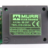 MURR ELEKTRONIK Sicherheitstransformator 85297 TSKL 015-230/24 NOV