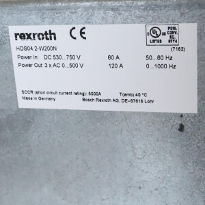 Rexroth AC Servo Controller HDS04.2-W200N R911190230 GEB
