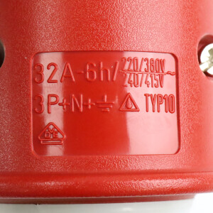MENNEKES CEEform Stecker Typ 10 32A-6h 380V NOV