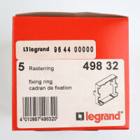 Legrand Rasterring 498 32 (5Stk.) OVP