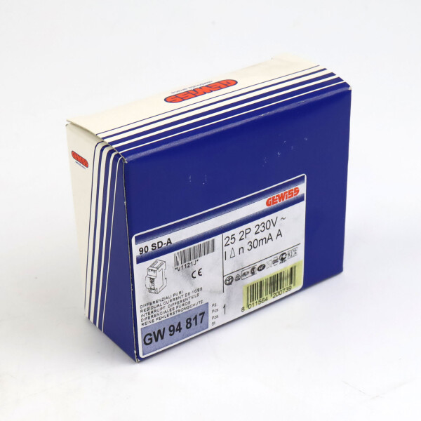 GEWISS Fehlerstromschutzschalter GW94817 OVP