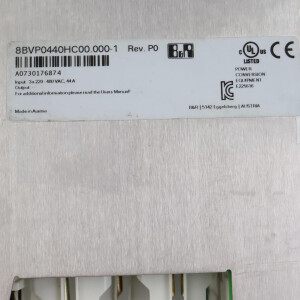 B&R ACOPOS multi Leistungsversorgungsmodul P0440 8BVP0440HC00.000-1 Rev. P0 GEB