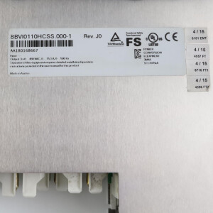 B&R ACOPOS multi Wechselrichtermodul I0110SS 8BVI0110HCSS.000-1 Rev. J0 GEB