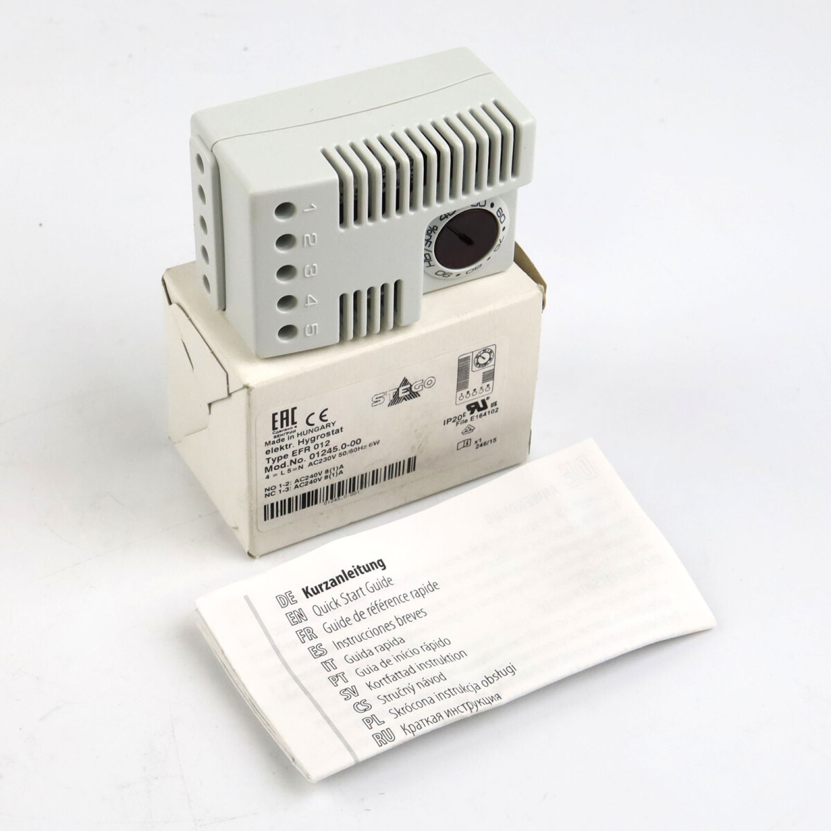 STEGO Elektronischer Hygrostat EFR 012 01245.0-00 OVP