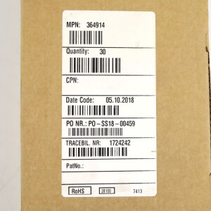 TE Connectivity Leiterplatten-Stecker 364914-E (30Stk.) OVP