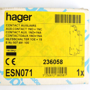 hager Hilfsschalter ESN071 236058 OVP