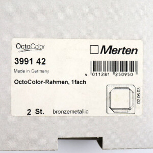 merten OctoColor-Rahmen 1fach 3991 42 (2Stk.) OVP