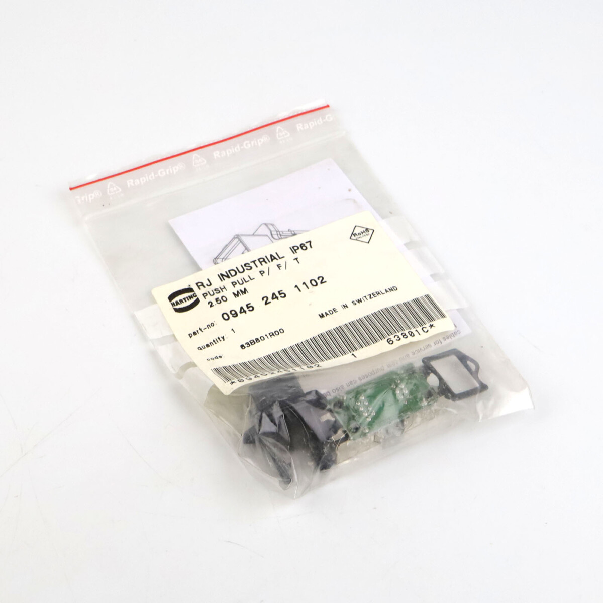 Harting Steckverbinder HPP V4 RJ45 Cat5 C-WDF 8p 09452451102