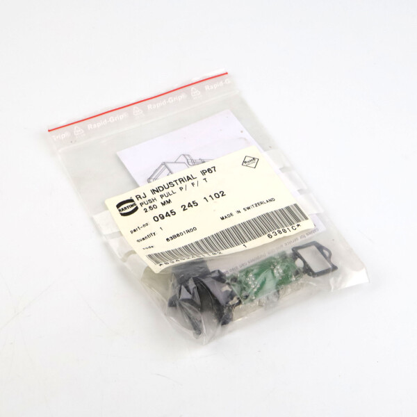 Harting Steckverbinder HPP V4 RJ45 Cat5 C-WDF 8p 09452451102 OVP
