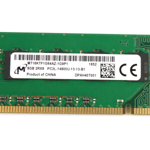 Micron Arbeitsspeicher DDR3L 8GB 2RX8 PC3L-14900U-13-13-B1 MT16KTF1G64AZ-1G9P1 GEB
