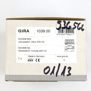 Gira Jalousieaktor 4fach 230V 103900 SIE