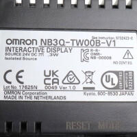 Omron 3.5" Touch-Bedienterminal NB3Q-TW00B-V1 OVP