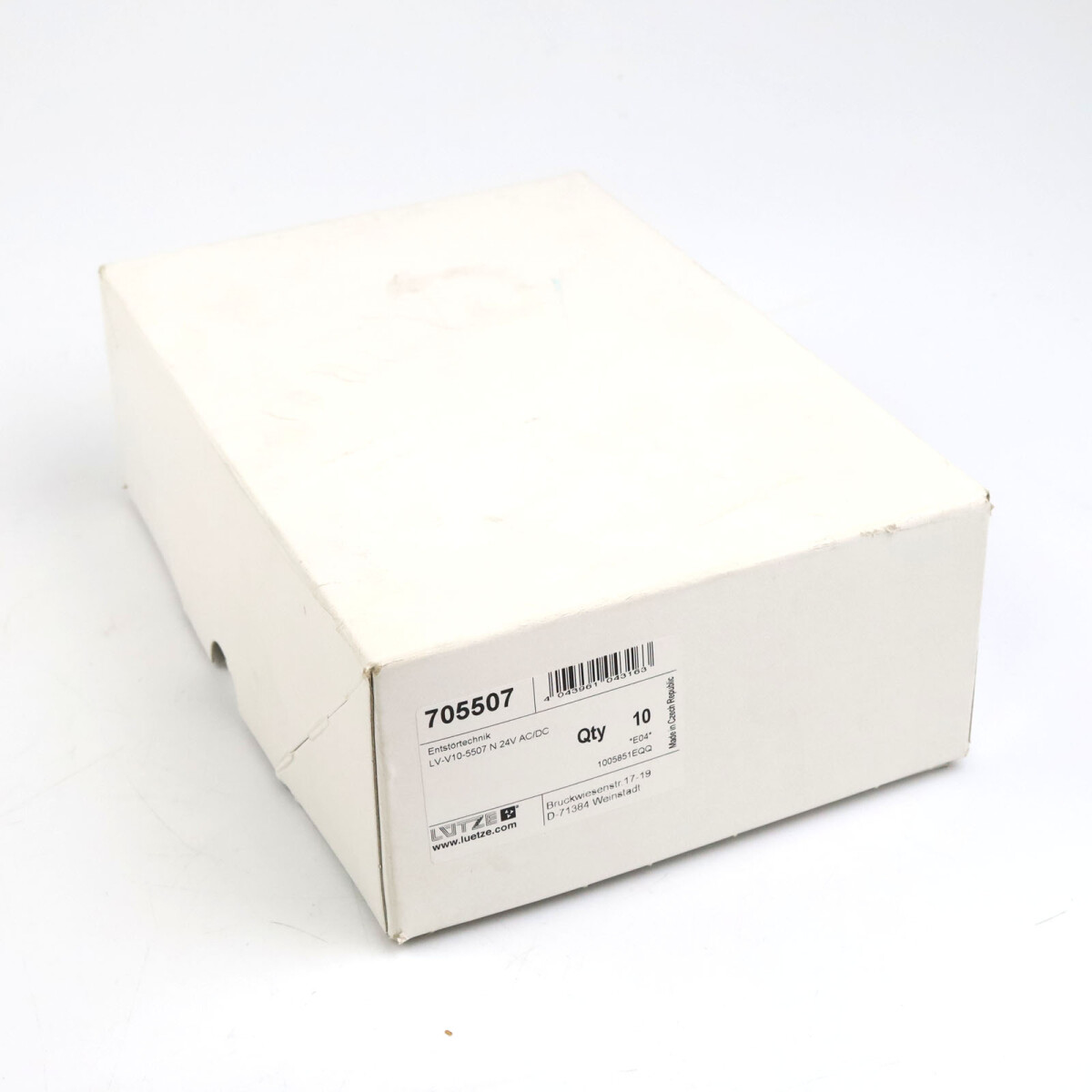 Lütze Stecker LV-V10-5507 N 705507 (10Stk.) OVP