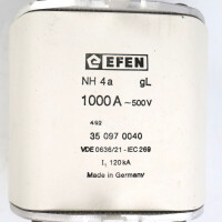 EFEN NH-Sicherungs-Einsatz 35.097.0040 OVP