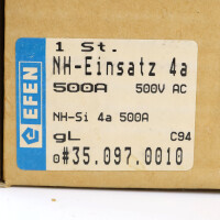 EFEN NH-Sicherungs-Einsatz 35.097.0010 OVP