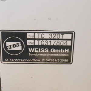 Weiss GmbH Rundschalttisch TC320T GEB