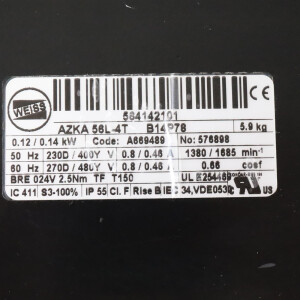 Weiss GmbH Rundschalttisch TC120G GEB
