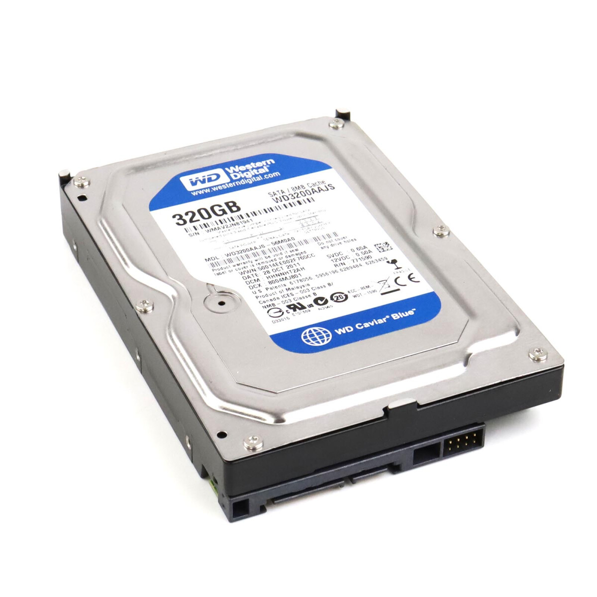 WESTERN DIGITAL SATA / 8MB Cache 320 GB WD3200AAJS-56M0A0 GE
