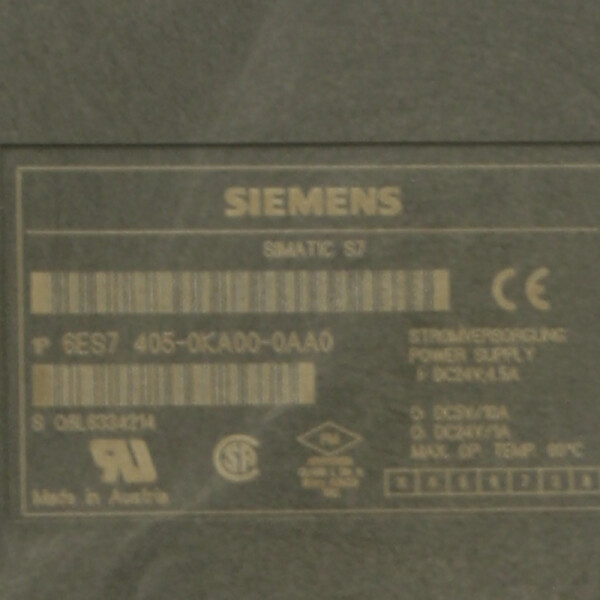 Simatic PS405 6ES7 405-0KA00-0AA0 10A GEB