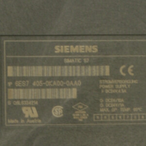 Simatic PS405 6ES7 405-0KA00-0AA0 10A GEB
