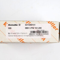 Weidmüller Klemmenmarkierer DEK 5 FW 151-200 0473460151 (500Stk.) OVP