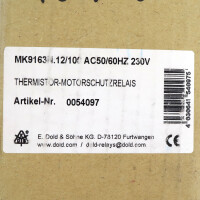 E.Dold & Söhne KG Thermistor-Motorschutzrelais MK9163N.12/100 0054097 OVP