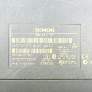 Simatic S7 PS405 6ES7 405-0KA01-0AA0 GEB