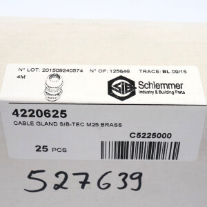 Schlemmer Kabelverschraubungen C5225000 4220625 (25Stk.) SIE