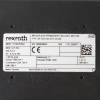Rexroth Servomotor SF-A4.0125.015-10.050 1070076549 NOV