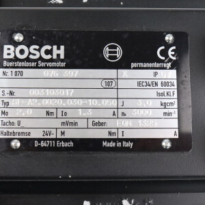 Bosch Servomotor SF-A2.0020.030-10.050 1070076397 GEB