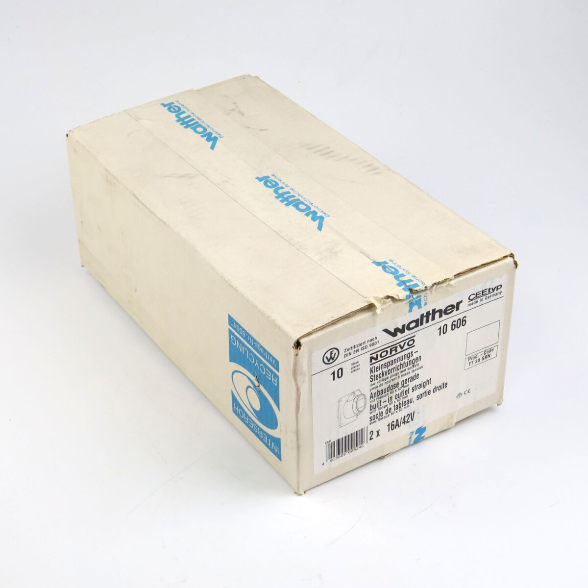 Walther Anbaudose Typ 10 606 16A-10h/42V (10Stk.) OVP