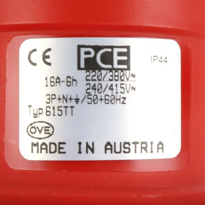 PCE CEE-Anbaugerätestecker Typ 615-6TT (6Stk.) OVP