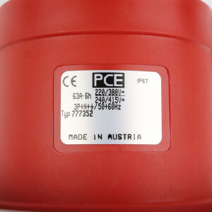 PCE CEE-Anbaugerätestecker Winkel Typ 777352-6 OVP