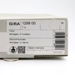 Gira Montageplatte 3fach 1298 00 OVP