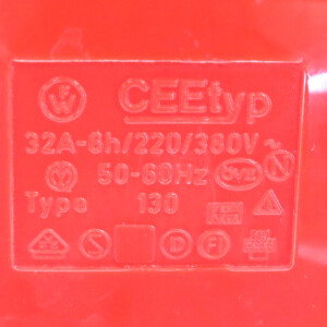Walther Wandgerätestecker Typ 130 32A-6h NOV