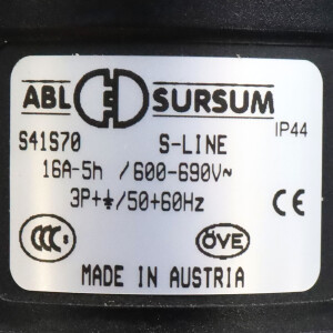 ABL Sursum Stecker S41S70 16A 4p 5h NOV