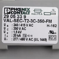 Phoenix Contact Überspannungsableiter VAL-SEC-T2-3C-350-FM 2905339 OVP