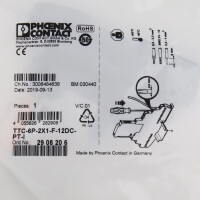 Phoenix Contact Überspannungsschutzgerät TTC-6P-2X1-F-12DC-PT-I 2908206 OVP
