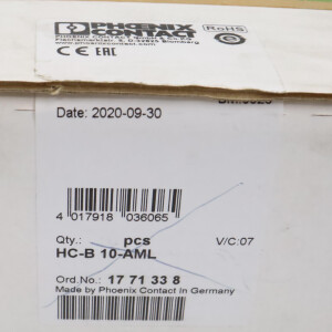 Phoenix Contact Gehäuse HC-B 10-AML 1771338 (5Stk.) OVP