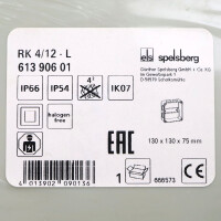 Spelsberg Reihenklemmengehäuse RK 4/12-L 61390601 OVP