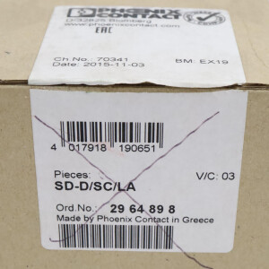 Phoenix Contact Steckdose SD-D/SC/LA 2964898 (2Stk.) OVP