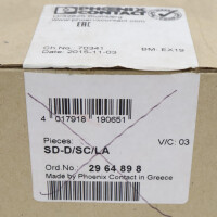 Phoenix Contact Steckdose SD-D/SC/LA 2964898 (2Stk.) OVP
