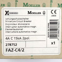 Klöckner Moeller Leitungsschutzschalter FAZ-C4/2 278752 OVP