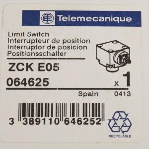 Telemecanique Positionsschalter ZCK E05 064625 OVP